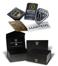Bike Label Sample Pack – Budget, Doming & Premium
