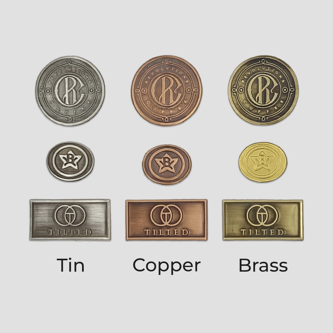 Metal Label Builder - Vintage Look Patina.
