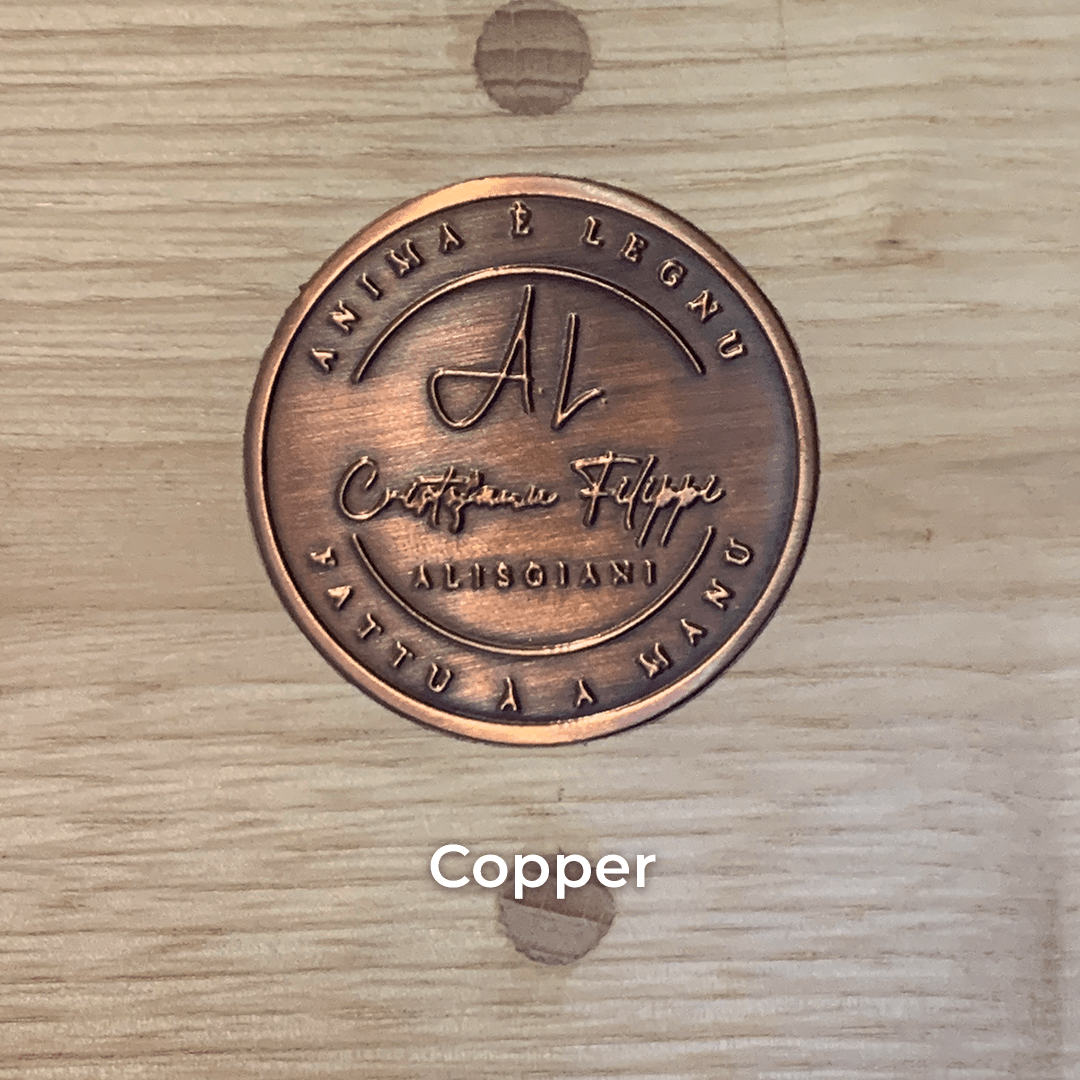 Metal Label Builder - Vintage Look Printed.