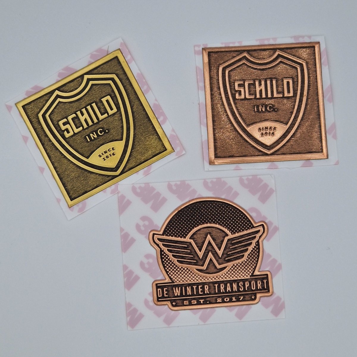 Metal Label Builder - Vintage Look Printed.