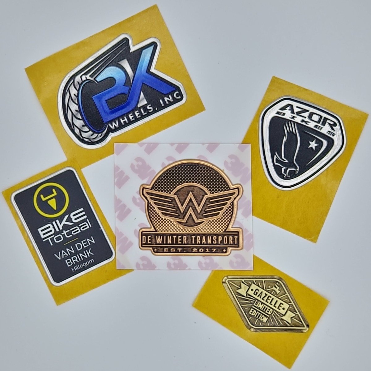 Schild Inc. 1mm Metal Labels Sample Pack – Premium Quality Metal Labels for Just €5.