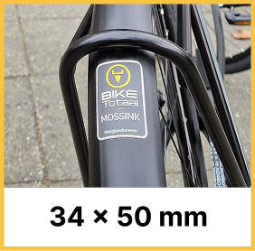 Spritzschutz Fahrrad Metall Etikett