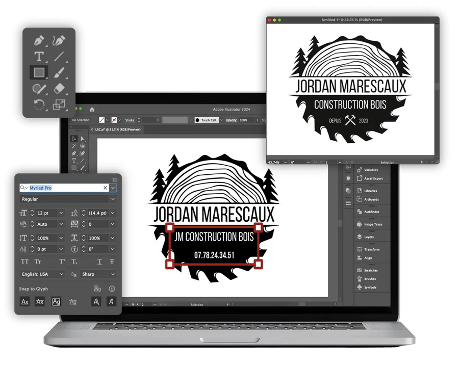 Logo Service: Modifica e Regolazioni del Logo