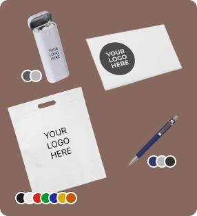 Basic Thank You Pack: borraccia, borsa, busta e penna con il tuo logo
