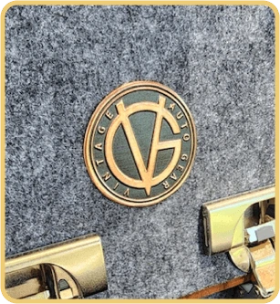 metal labels client review Vintage Auto Gear