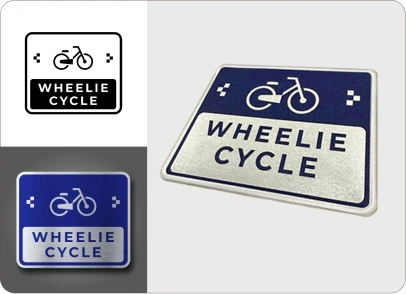 Basic Metal Label example 1