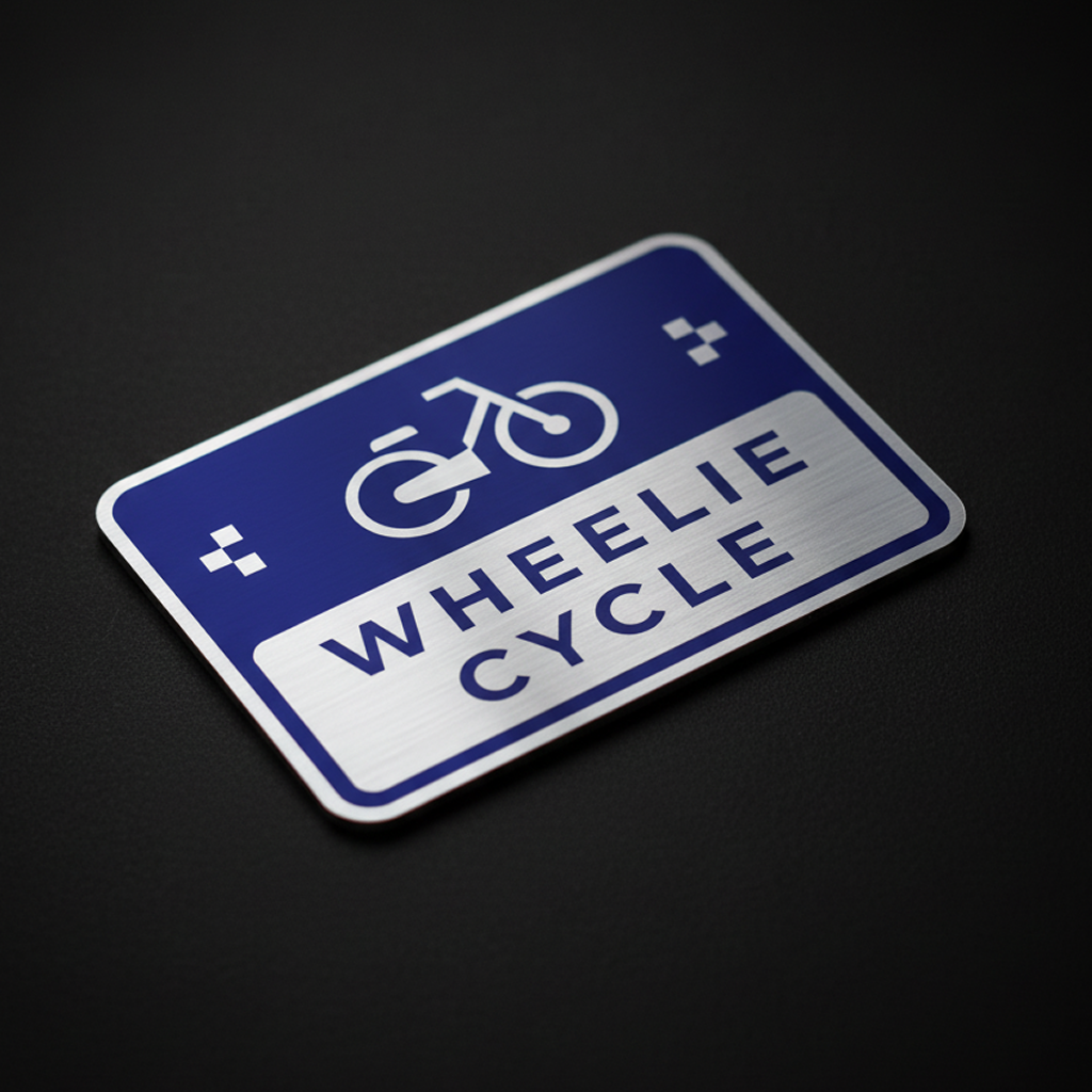 Budsjett Metall Etikett