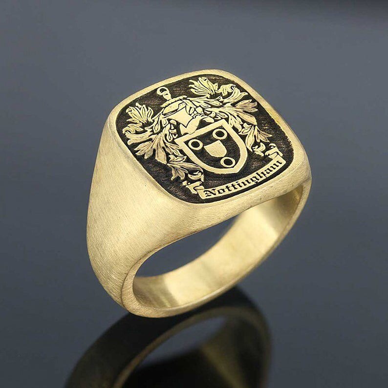 Custom signet ring