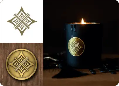 Candles & Decoration example 1