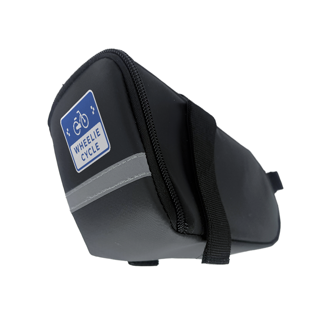 Sadelväska med Reflektor – Klick. Klack. Spara.