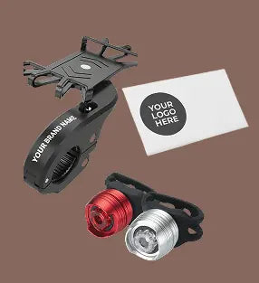 Second Hand Bike Pack: porta smartphone, luci per bici e busta con il tuo logo