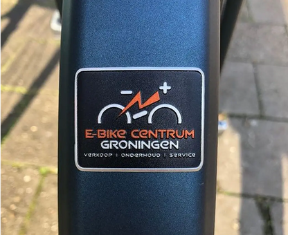 Bike Splashboards 45x39 mm Metal Labels.