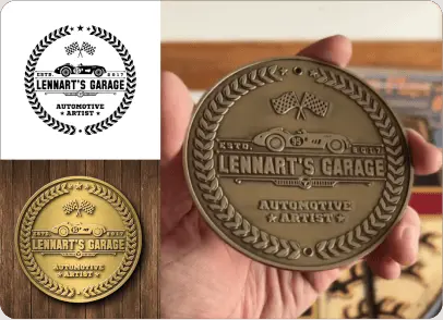 Lennart's Garage (50 mm diameter)