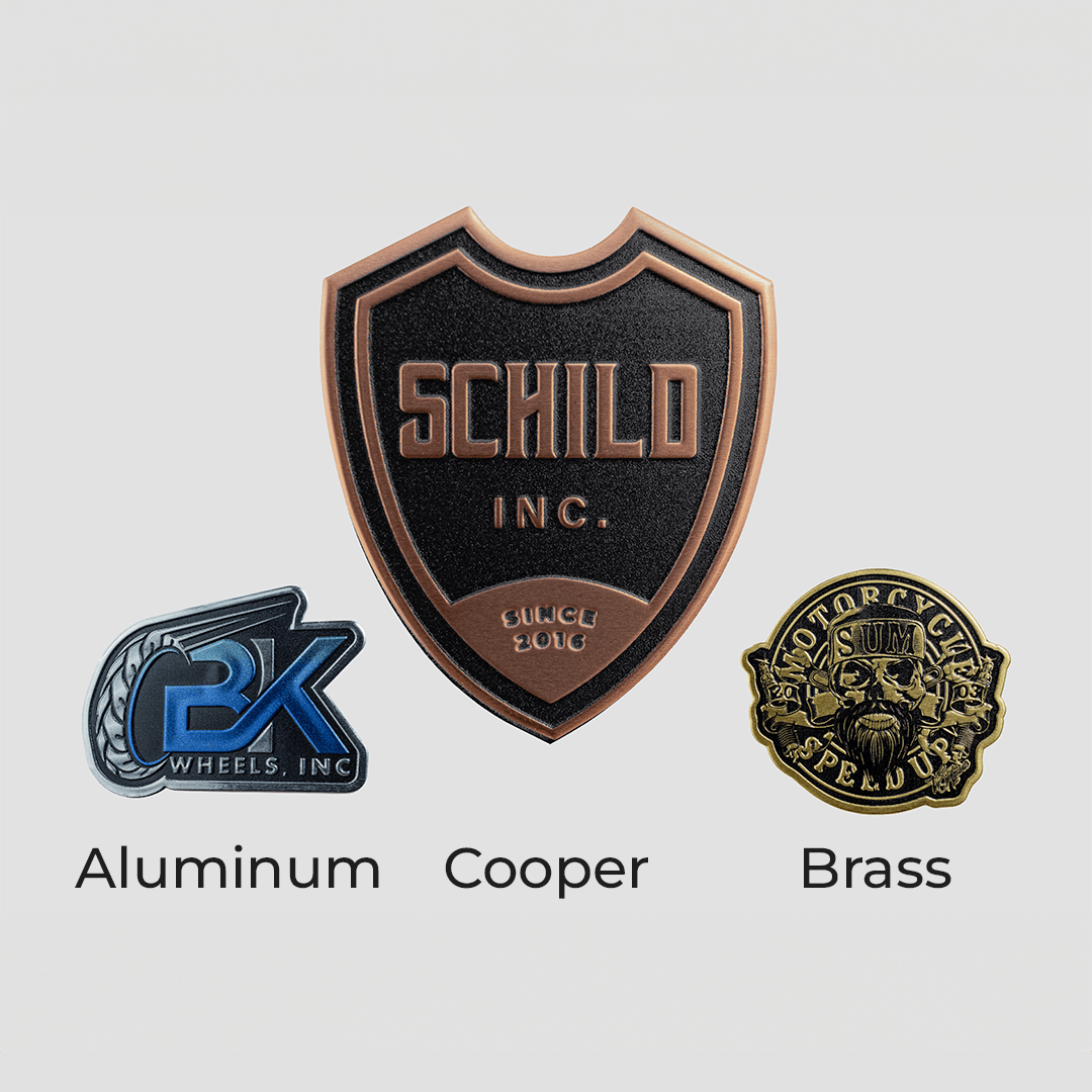 Metal Label Builder - Modern Look Printed.