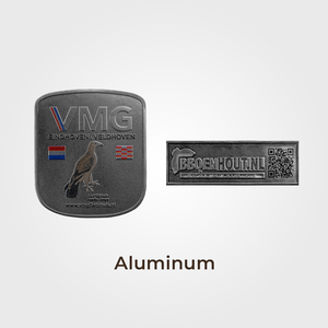 Metal Label Builder - Vintage Look Printed.