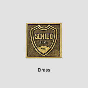 Metal Label Builder - Vintage Look Printed.