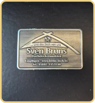 Klantbeoordeling van Sven Bruns over metalen labels