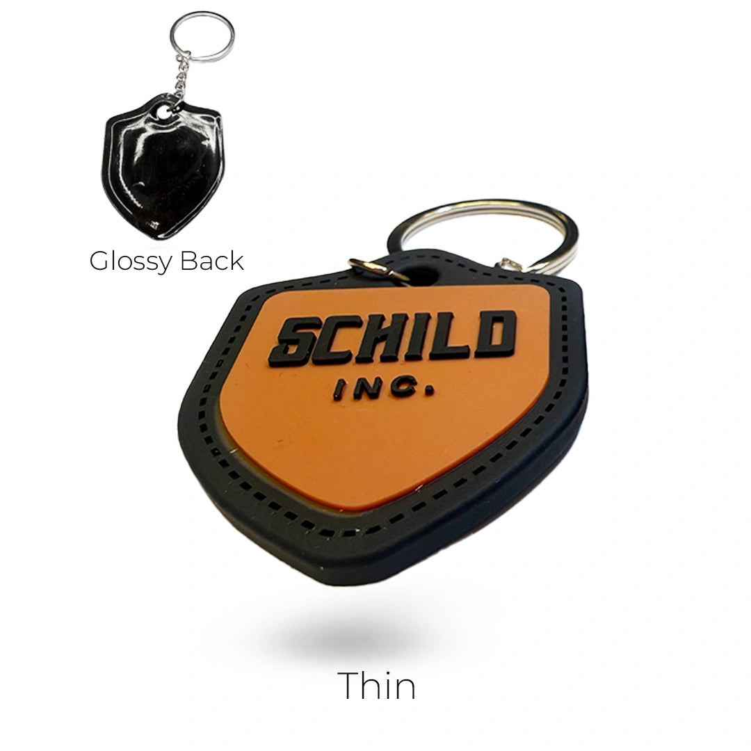 Schlüsselanhänger PVC-Schild