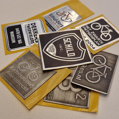 Random 1mm Metal Labels Sample Pack - Schild Inc