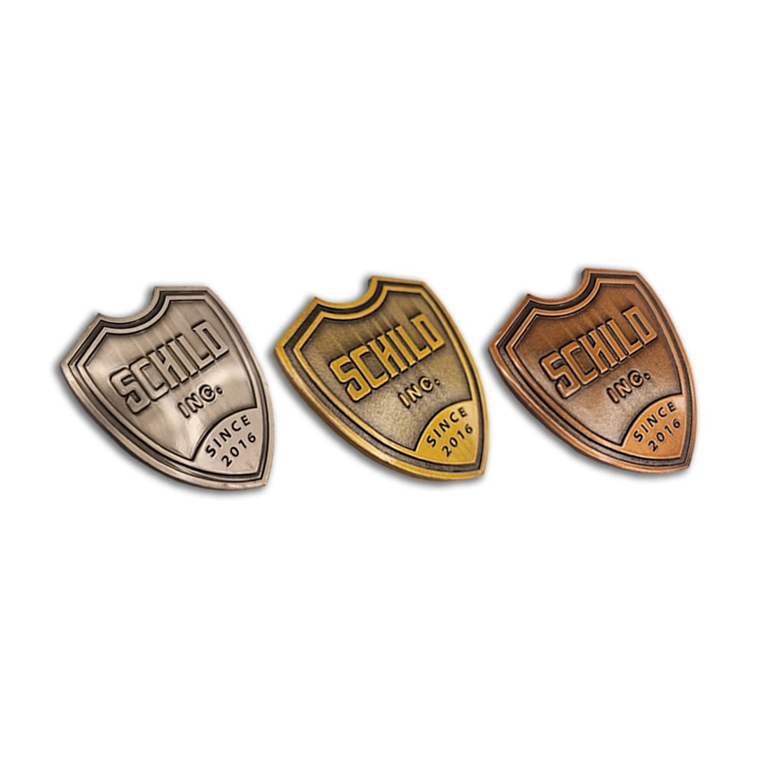 Random 2/3mm Hard Badges Sample Pack - Schild Inc