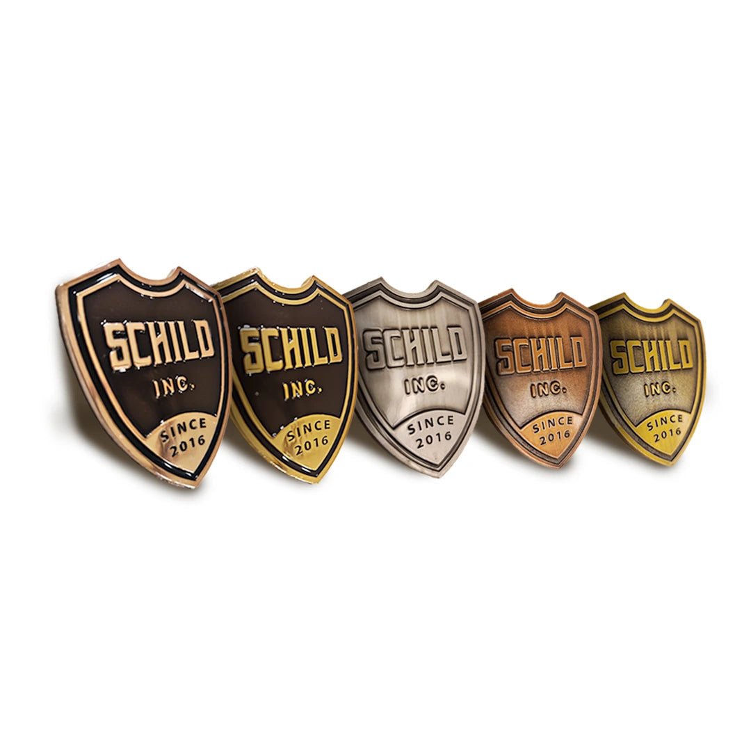 Random 2/3mm Hard Badges Sample Pack - Schild Inc