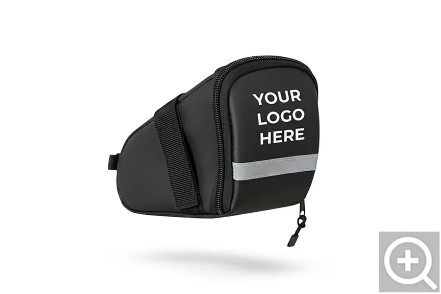 Borsa sottosella con catarifrangente e il tuo logo