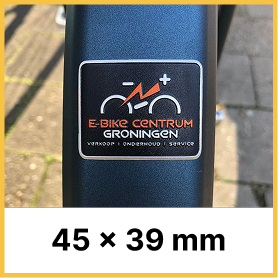 Spritzschutz Fahrrad Metall Etikett
